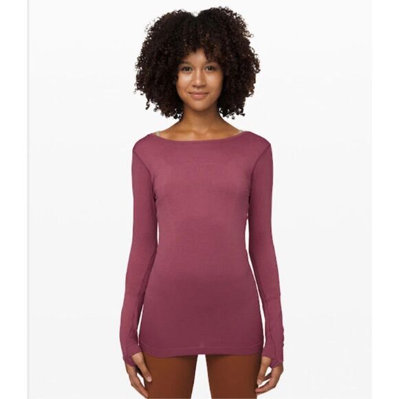 Lululemon Shirt Women's 6 Purple Plumful Swiftly Speed Long Sleeve Performance - Picture 1 of 10